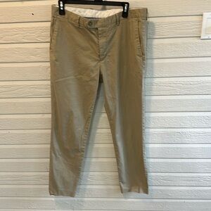 J Crew men’s Bowery khaki slim fit slacks